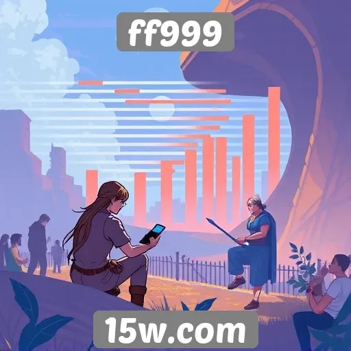 Estatísticas de usuários ativos no ff999